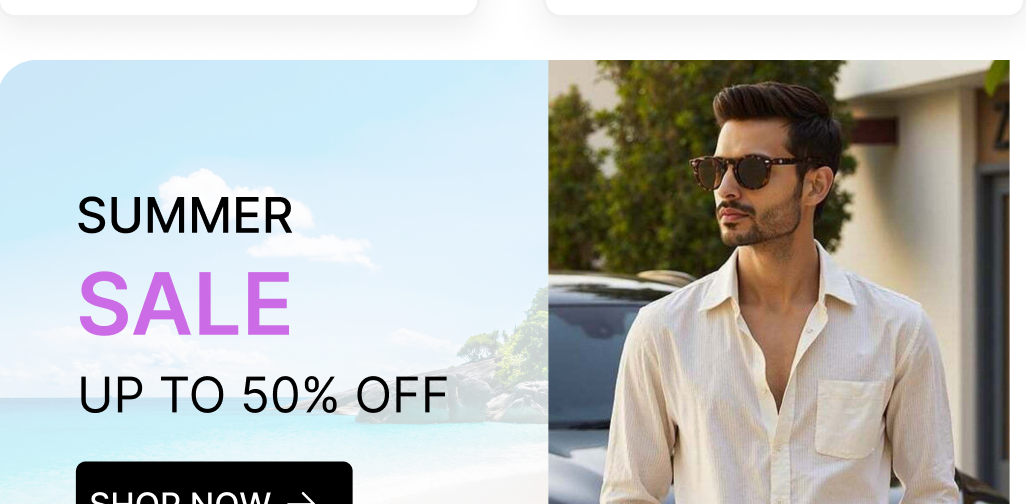 Men summer sale